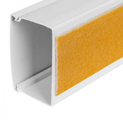 Listwa elektroinstalacyjna 25x16 kanał kablowy BKK 25x16mm korytko 25x16 z pokrywą i taśmą 2-stronną KARTON=154m 77szt NEKU