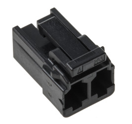 Obudowa złącza 2-pinowe -rzędowe raster: 3.96mm Hirose Żeński Montaż na kablu EnerBee DF63 Zasilacz wewnętrzny