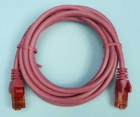 U/UTP 6e 2,0mb RÓŻOWY CCA PATCHCORD