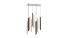 Lampa Wisząca Loya Kolor Srebrny/Złoty, Miedź Metal, 1Led 4950 Lm 3000K Ip20...