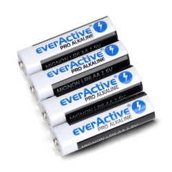 Bateria AA (R6 LR6) alkaliczna - 3000mAh - everActive Pro - blister 4szt.
