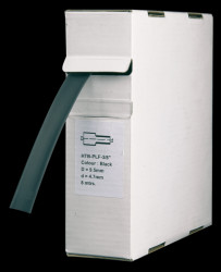 Heat-shrink tubing box, 15 m, black, Ø2.4 mm