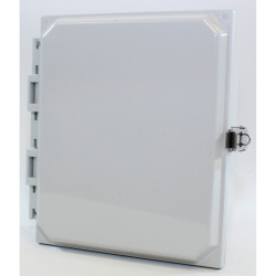 Hammond PCJ1082L IP66 Type 4X Polycarbonate Junction Box Hinged Lid Snap Latch
