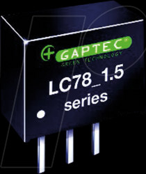 LC78_12-1.5 DC/DC converter, 30 V, SIP, tube containing 43 pieces