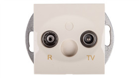 Simon 54 Gniazdo Antenowe Rd/Tv Końcowe Kremowe Daz.01/41