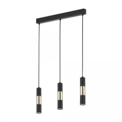 Lampa wisząca VIVIEN BLACK/GOLD 3 PŁ 4757 TK Lighting