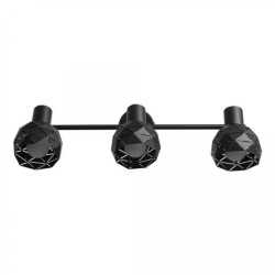 Spot lampa ścienna z czarnymi reflektorkami REUS LP-8069/3WS BK Light Prestige