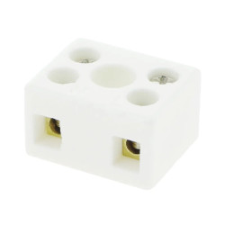 Kostka elektryczna ceramiczna 2 pin 10A 250V