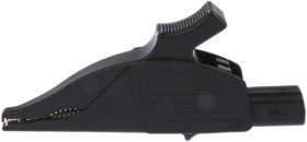 Zacisk krokodylkowy 32A izolowany 39.5mm Czarny Staubli