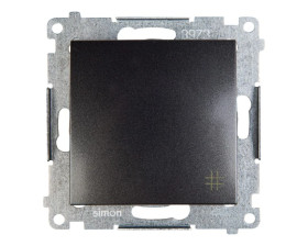 Simon 54 Łącznik krzyżowy, szybkozłącza, antracyt DW7.01/48