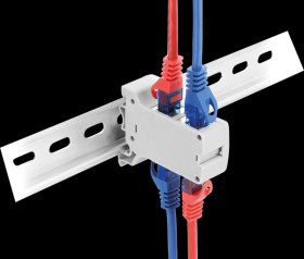 91064 RJ45 coupling Cat.6a 2x socket to 2x socket