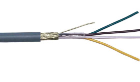 Kabel do transmisji danych 0,14 mm² 4 -rdzeniowy Ekranowany 26 AWG AWG PVC 250 V