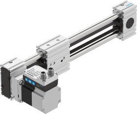 Siłownik liniowy elektryczny długość skoku 300mm obciążenie 50N Festo Napięcie wejściowe 24V dc Mikrosiłownik liniowy