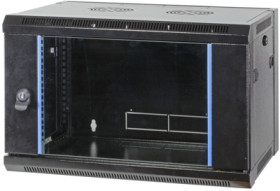 Wall enclosure, 21 U, (H x W x D) 1040 x 570 x 600 mm, IP20, steel, black, 691721FTS.2