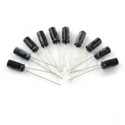 Kondensator elektrolityczny 220uF/25V 8x12mm 105C THT - 10szt.