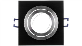 Sufitowa Oprawa Punktowa Morena, Ip20, Kwadrat, Czarna