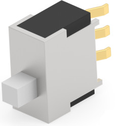 Slide switch, On-On, 1 pole, straight, 0.4 A/20 VDC, 1825032-1