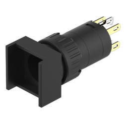 Element wykonawczy przycisku, Siłownik, do uzytku z: Urządzenia przełączające, Czarny, Utrzymane