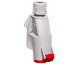 Gniazdo izolacyjne stałe 4P 16A 400V czerwone IP44 2627-126