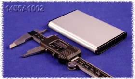 Obudowa Aluminium wytłaczane szerokość zew. 70 mm długość zew. 100 mm wys. zew. 12 mm Hammond IP54