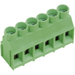 PTR Hartmann 50841060201D Screw Terminal 4.00mm&#xB2; 6 Pins Green 1pc