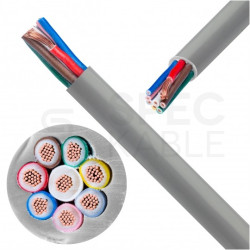 Kabel sterowniczy BiT LIYY 8x0,5mm2 szary 300/300V olejoodporny linka Bitner