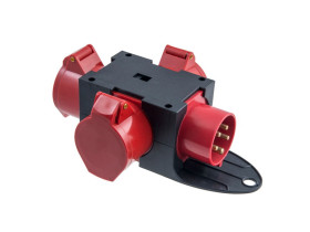 Rozdzielnica budowlana RB gniazda 3x16A/5 wtyki 1x16A/5 IP44 R-BOX MINI B.MINI-1 PAWBOL