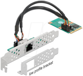 95266 Mini PCIe I/O PCIe full size 1 x RJ45 Gigabit LAN