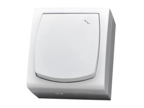 MADERA Wyłącznik schodowy biały ŁNH-3N/00 OSPEL