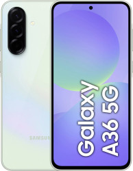 Samsung Galaxy A36 5G Smartfon Dual-SIM 128 GB 17 cm (6.7 cal) 50 MPx, 8 MPx, 5 MPx Android™ 15 limonkowy