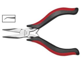 Szczypce wydłużone wygięte 115mm, MINI YT-2084,