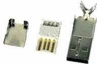 USBW-A Wtyk USB montowany na kabel typu A