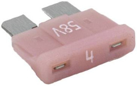 Hansor ATP-M04 Bezpiecznik nożowy samochodowy, 58 V, 4 A, 1 szt.