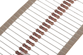 Rezystor 1kΩ 1W ±5% -500 → +350ppm/°C Folia węglowa RS PRO