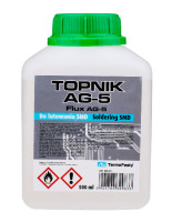 AG741.2 Topnik do lutowania SMD bezkalafoniowy Flux AG-5 - w płynie 500ml
