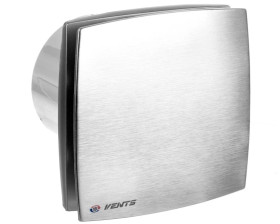 Wentylator łazienkowy fi 125 230V 16W 167m3/h 34dB standard szczotkowane aluminium 125LDAMET