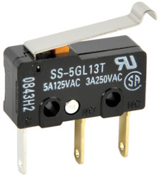 Łącznik Micro z dźwignią z rolką Omron SP-CO IP40