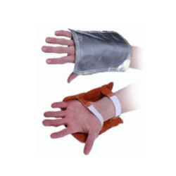 Rękaw ochronny, Szary, Chromowane, Ochrona przed rozpryskami, GUYARD SAS, Wielorazowe