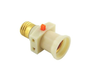 Adapter rozgałęźnik żarówki E27 (złodziejka) biała