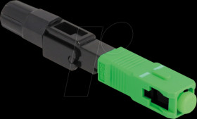 87989 FO quick connector, SC simplex male, APC