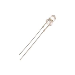 DIODA LED 3mm BIAŁA 3000mcd 3cd SUPERJASNA