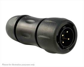 Złącze wielostykowe przemysłowe 4-pinowe Montaż na kablu Gniazdo Souriau Sunbank by Eaton