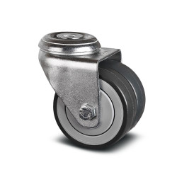 Koło samonastawne średnica kabla 75mm Tente 85kg wysokość całkowita 99mm