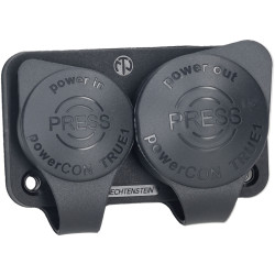 Neutrik NAC3PX-TRUE1 Panel Mount powerCON&#xAE; TRUE1 Sealing Inlet-Outlet Connector