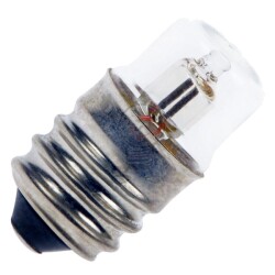 Neonowa E14 400V 14x30 bez soczewki /szkło/