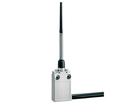 Wyłącznik krańcowy pręt metalowy uchylny wielokierunkowo, obudowa metalowa, IP67, z przewodem 2 m, 1R 1Z zestyki migowe KPM2S11