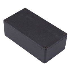 1590NBK Hammond Black Die Cast Enclosure 121 x 65.5 x 40mm