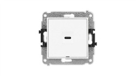 Icon Mechanizm Gniazda Pojedynczego 1Xusb C-C, Bez Pola Opisowego Biały...