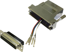 Adapter BKL Electronic 10121126 złącze żeńskie D-SUB 25-pin - złącze żeńskie RJ12