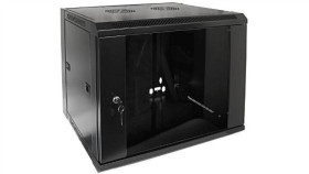 Szafa 19Cali Wisząca Zeta 9U 600X450 Ral9004 Szkłod